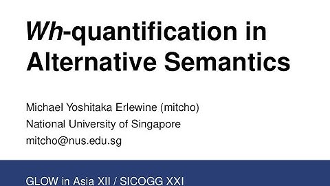 Wh-quantification in Alternative Semantics