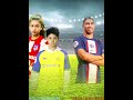 Ronaldo Jr and Delfina Suarez VS Attackers 😍🔥(Messi, Ronaldo, Roanldonho, Neymar)