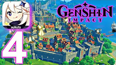 Genshin Impact Mobile - Gameplay Walkthrough  Part 4 (iOS, Android)