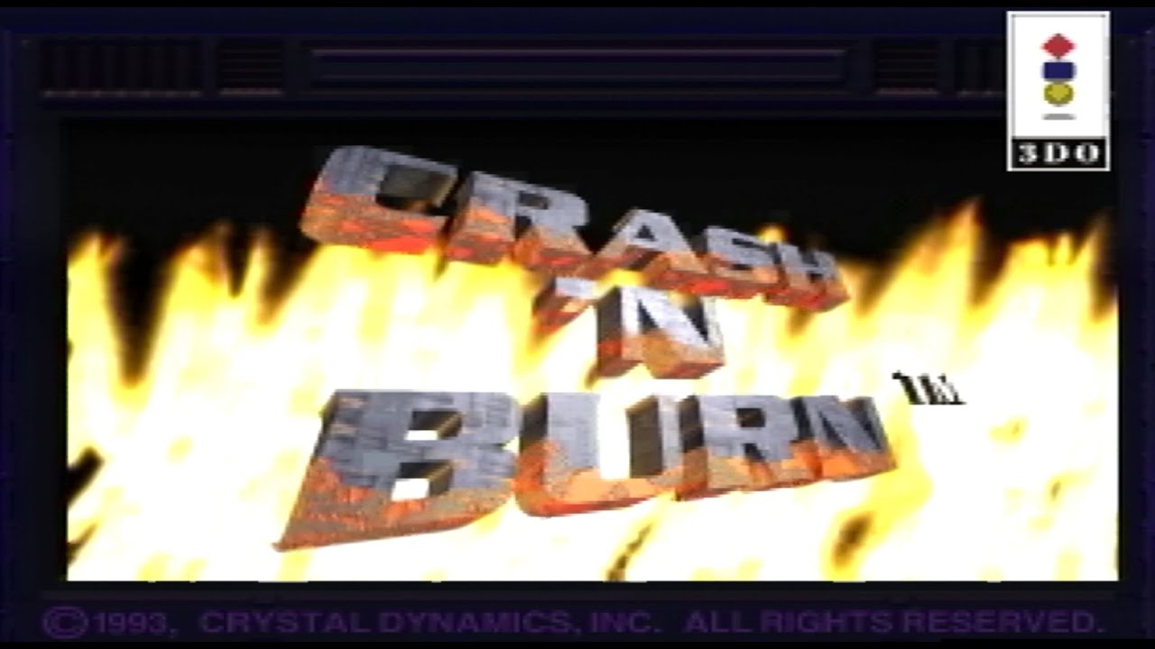 【3DO】Crash 'N Burn（クラッシュ・アン・バーン） RTA ALL COURSE MODE SELLECT-B 2:25:07