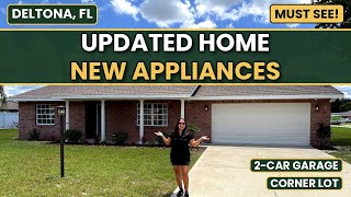 Updated 2 Bed, 2 Bath Deltona Home with 2-Car Garage | Florida Home Tour #deltona 