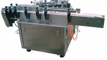 Automatic double sided cold glue label machine wine bottle paste paper labeling system price