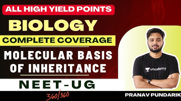 Molecular basis of inheritance #Biology360 I NEET UG | Pranav Pundarik