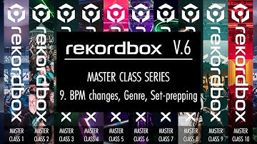 Rekordbox 6 - Part 9 BPM changes + Set Prepping - Complete beginners tutorial Masterclass