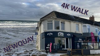 Newquay Town Centre, Fistral Beach, Towan Beach and Newquay Harbour  4K Virtual Walk