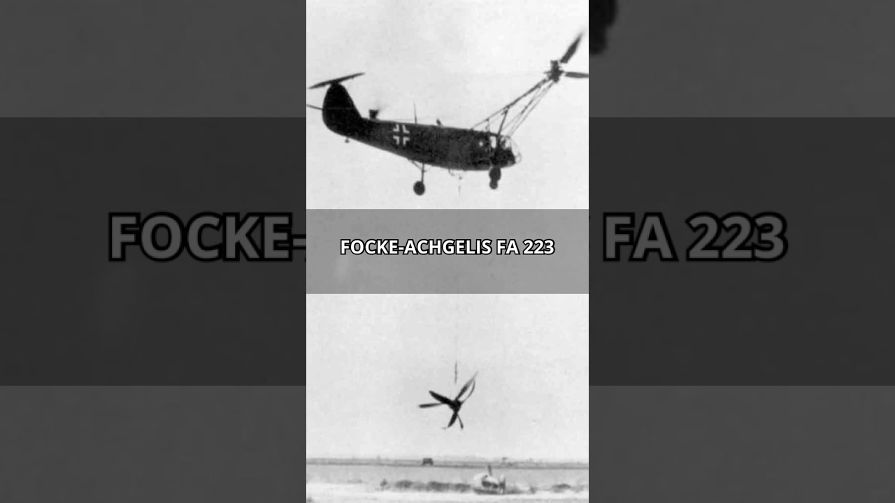 FA 223 Drache” – pierwszy wojskowy śmigłowiec świata