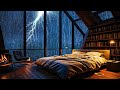 Regengerusche zum einschlafen  starker regen und donner am fenster  rain sounds for sleeping 15