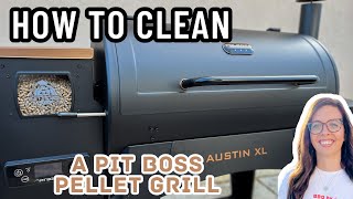 HOW TO CLEAN PIT BOSS PELLET GRILL | How to clean Austin XL Onyx Edition