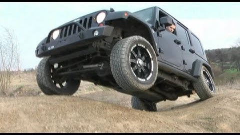 Jeep Wrangler / Offroad test / Unlimited Traction Control