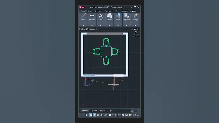 Dynamic Blocks - AutoCAD Tutorial #architecture #autocad