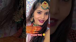 Mehndi Bole Kya Bole | Sath Sajan Kaa Chhute Na #love #status #happyteej Thumb