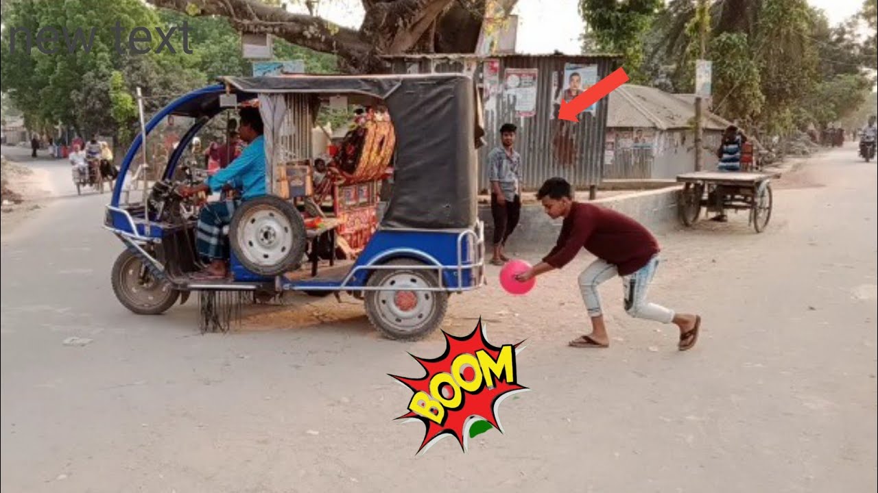 Funny Balloon Prank ! New Prank Video 2021...prank BD