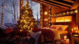 Ultimate Cozy Christmas Retreat: Bedroom Bliss with Fireplace Ambiance and Snowstorm Serenity 🎄❄️ by Night Dreams 4,237 views 4 months ago 8 hours