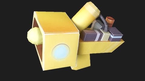 Evil Morty Portal Gun [Paper Model]