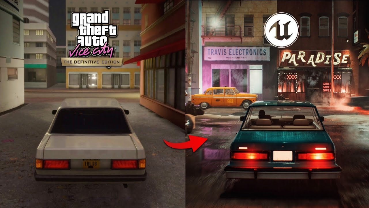 Grand Theft Auto 6 Fan Footage Shows Unreal Engine 5 Driven Vice City  Splendor