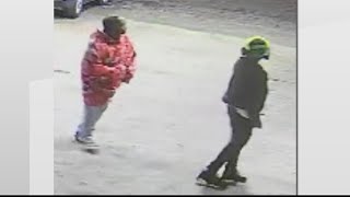 Two men wanted in gas station assault