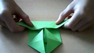 how to fold a origami Windmill Base