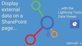 How to display external data on a SharePoint page with the Lightning Tools Data Viewer