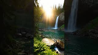 POV: You found a hidden waterfall that few people will ever see 💧🌿
