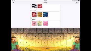 How to customize keyboard in the new ios 8