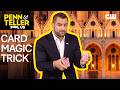 Magician Kolos Fools Penn Teller With Card Magic Trick Penn Teller Fool Us The CW 