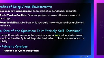Is a Python Virtual Environment Entirely Self-Contained?