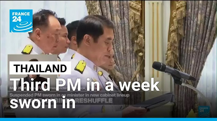 Thailand gets third leader this week as king swears in new cabinet • FRANCE 24 English
