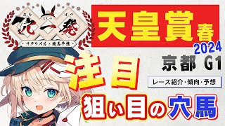 【穴一発！】G1天皇賞（春）2024の注目穴馬ランキング【星めぐり学園/オグリメル】