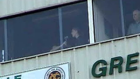 Jo Anna Eason Sings National Anthem at Powder Puff...