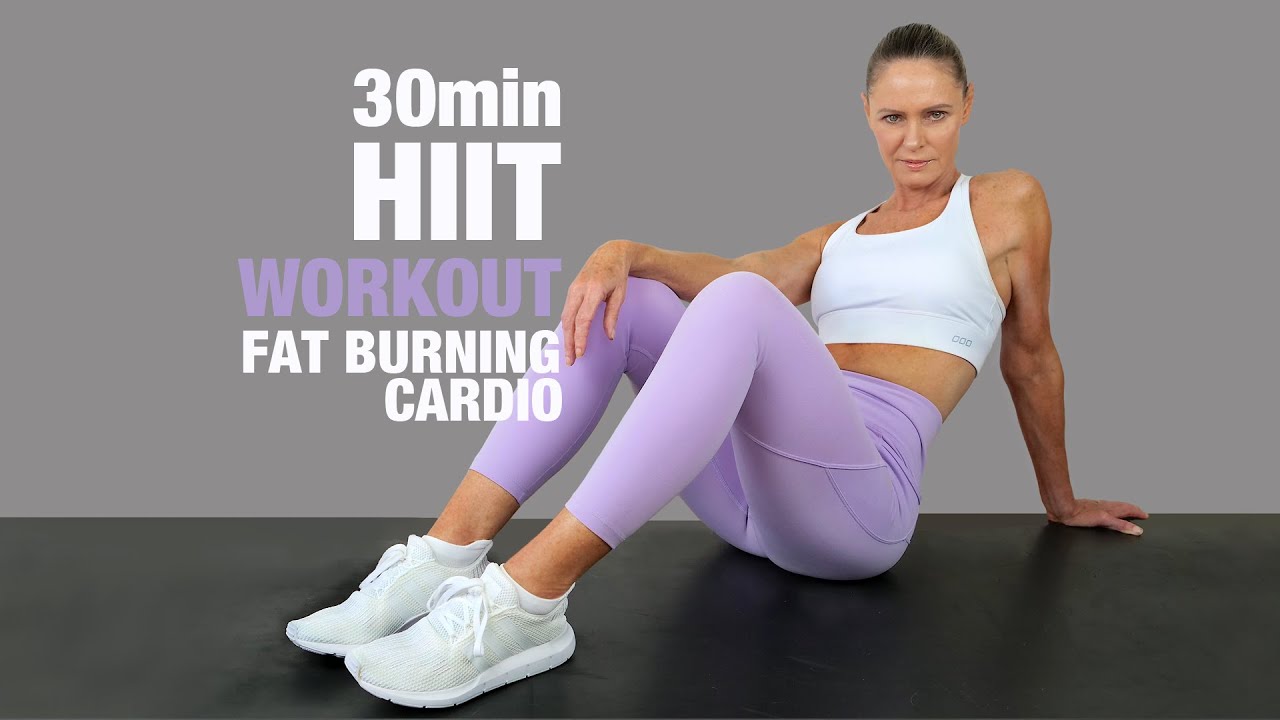FAT BURNING WORKOUT FOR WOMEN (30 Min) (No Equipment) (4K) - YouTube