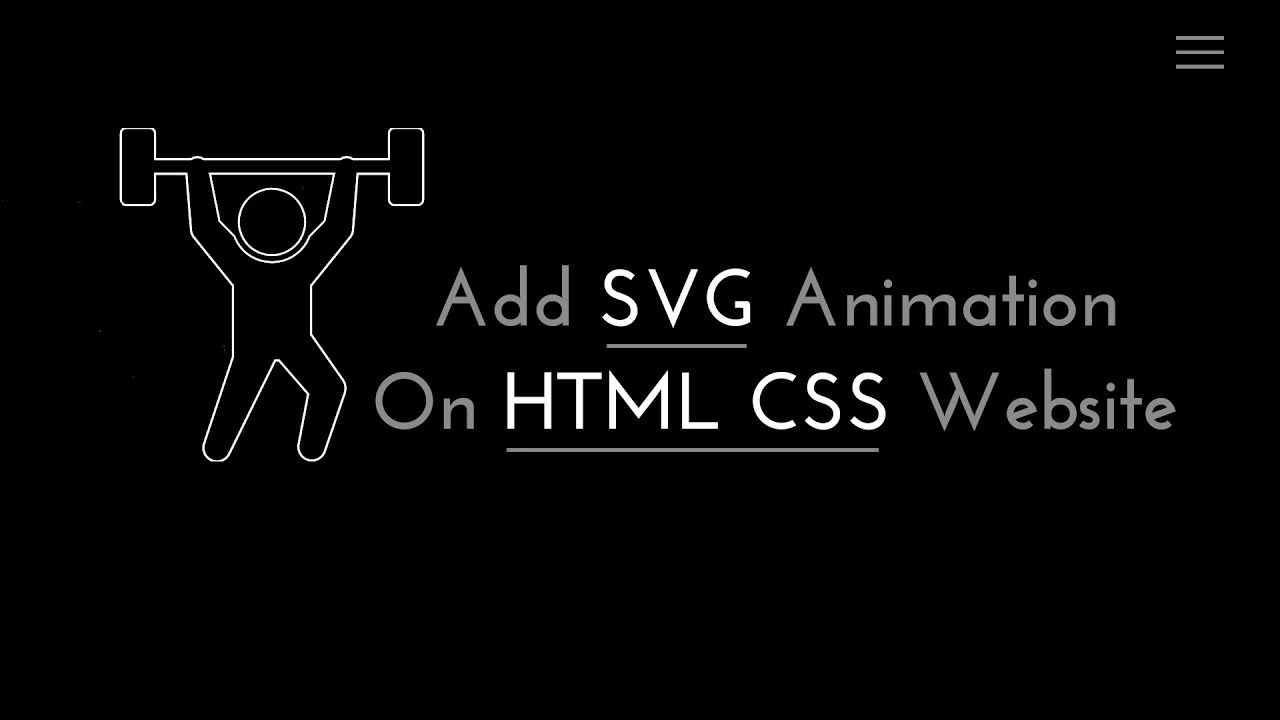 Download How To Add Svg Image Animation On Html Css Website Tutorial Youtube