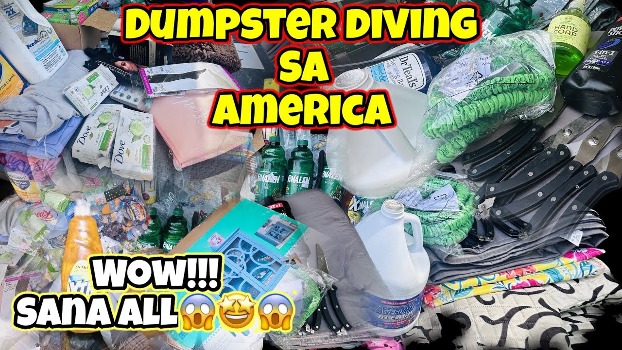 WOW!!! GRABE SA DAMI😱😱😱#dumpsterdiving #viral #foryou