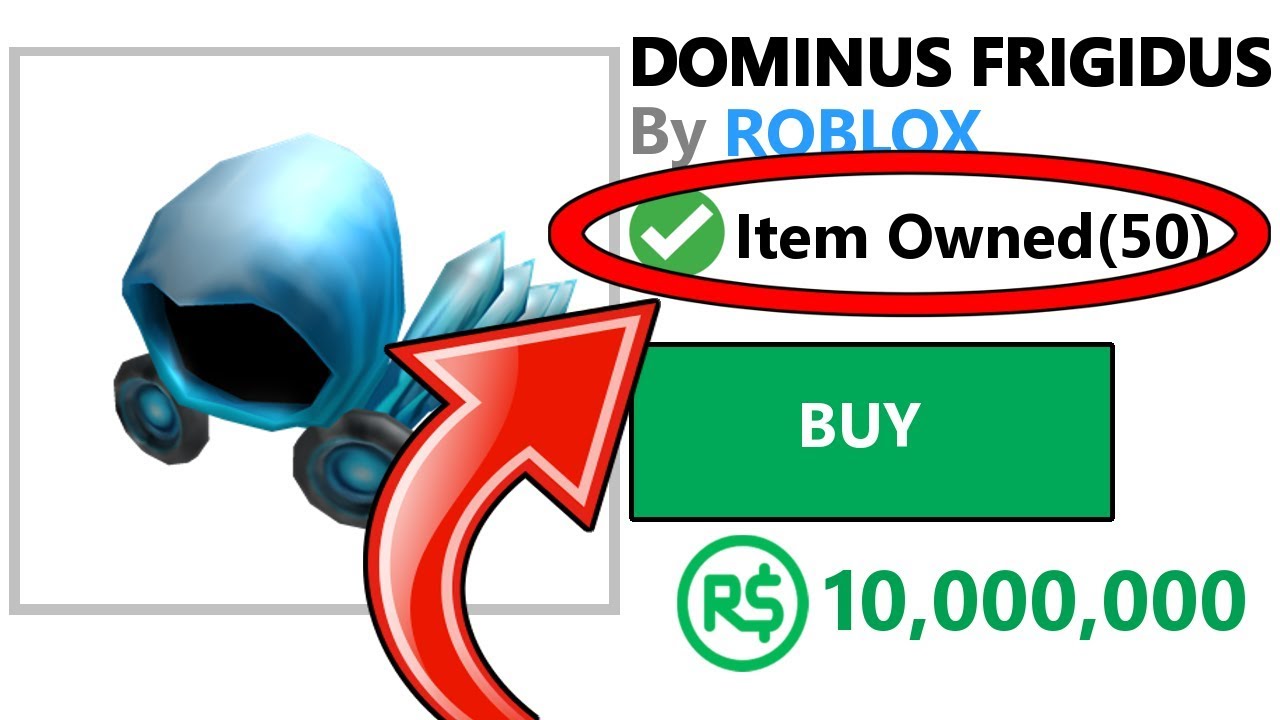 how to get dominus frigidus for 0 robux instant rich