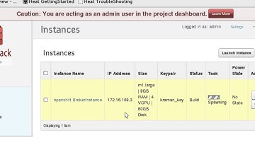 Deploying OpenShift Origin on OpenStack using the HEAT API