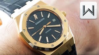 Audemars Piguet Royal Oak 39mm Black Dial 15300OR.OO.D088CR.01 Luxury Watch Review