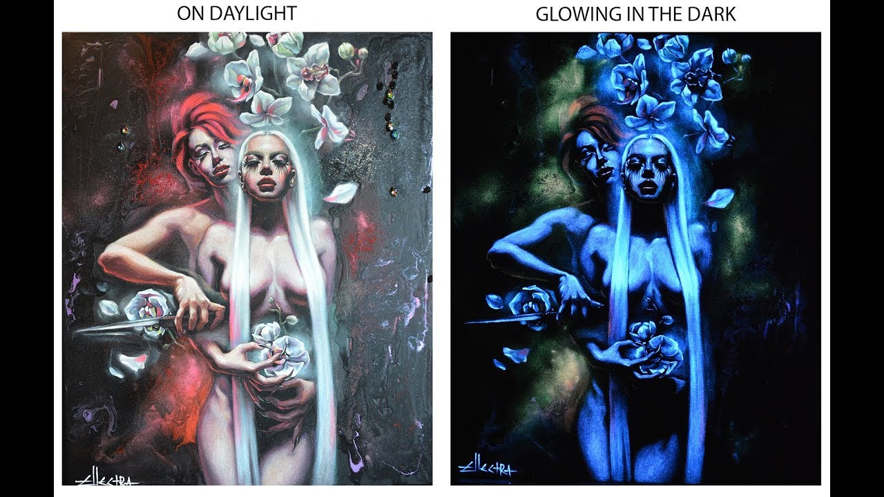 GLOW IN THE DARK PAINTING