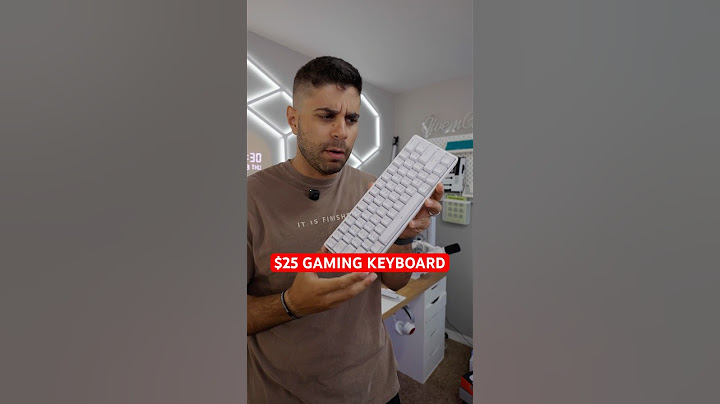 J'ai acheté un clavier de jeu à 25 $ 😂