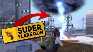 USING THE SUPER FLARE GUN! | YOU MUST SEE THIS! | PUBG Mobile