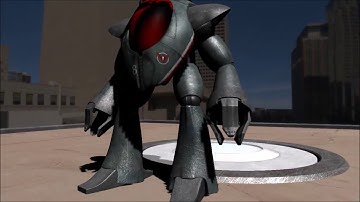Mech animation (maya animation)