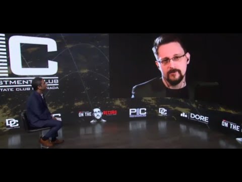 Edward Snowden at Private Investment Club Zoom Meeting April 24th 2021