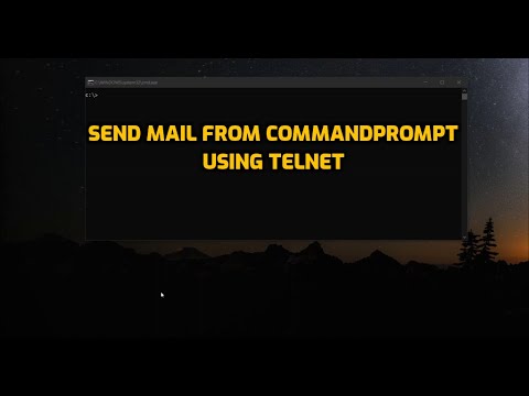 Send Mail From Command Prompt - Using TELNET