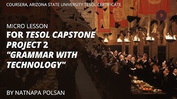 Coursera Arizona State University TESOL Certificate: Capstone2 Micro Lesson - RW & Technology