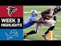 Falcons vs. Lions | NFL Week 3 Game Highlights