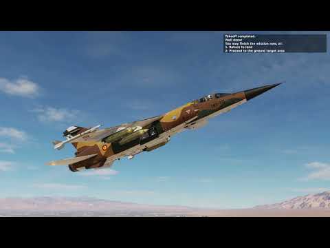 DCS：Mirage F1CE 初見フライト