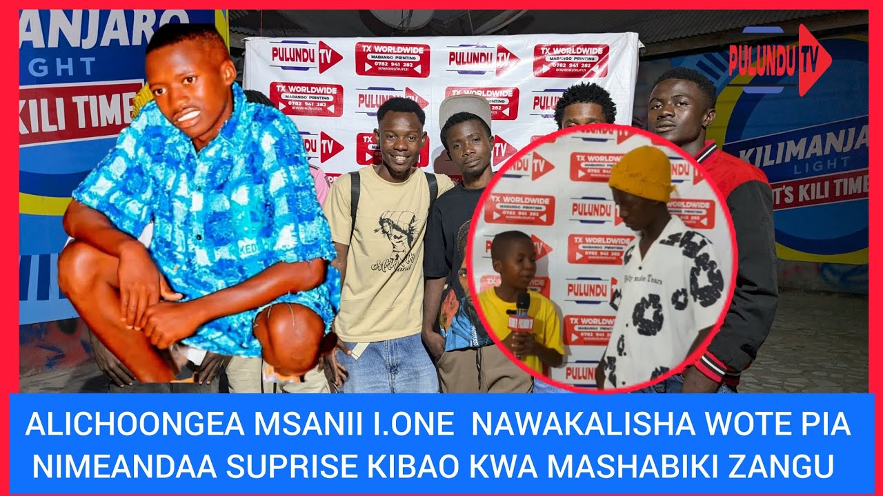 NAJIAMINI NANITAWAKALISHA ,MASHABIKI WASUBILI SUPRISE KIBAO MSANII I ONE MAJONZI