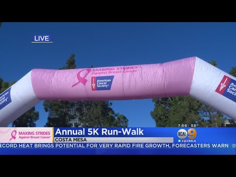 Making Strides Against Breast Cancer Walk Gets Underway In O.C.