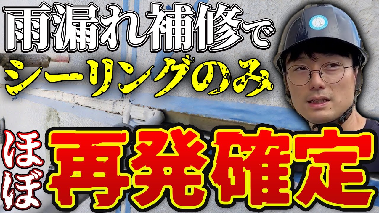 【雨漏りに効く】30年耐久の最新防水塗装とは？シーリング補修は“5年”で必ず“再発”します
