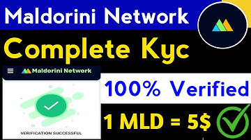 Maldorini Network Complete KYC verification Step by Step || Maldorini Network Kyc update