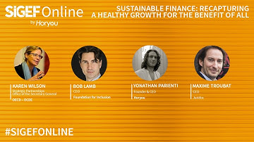 Session II: Sustainable Finance: Recapturing a Healthy Growth for the Benefit of all