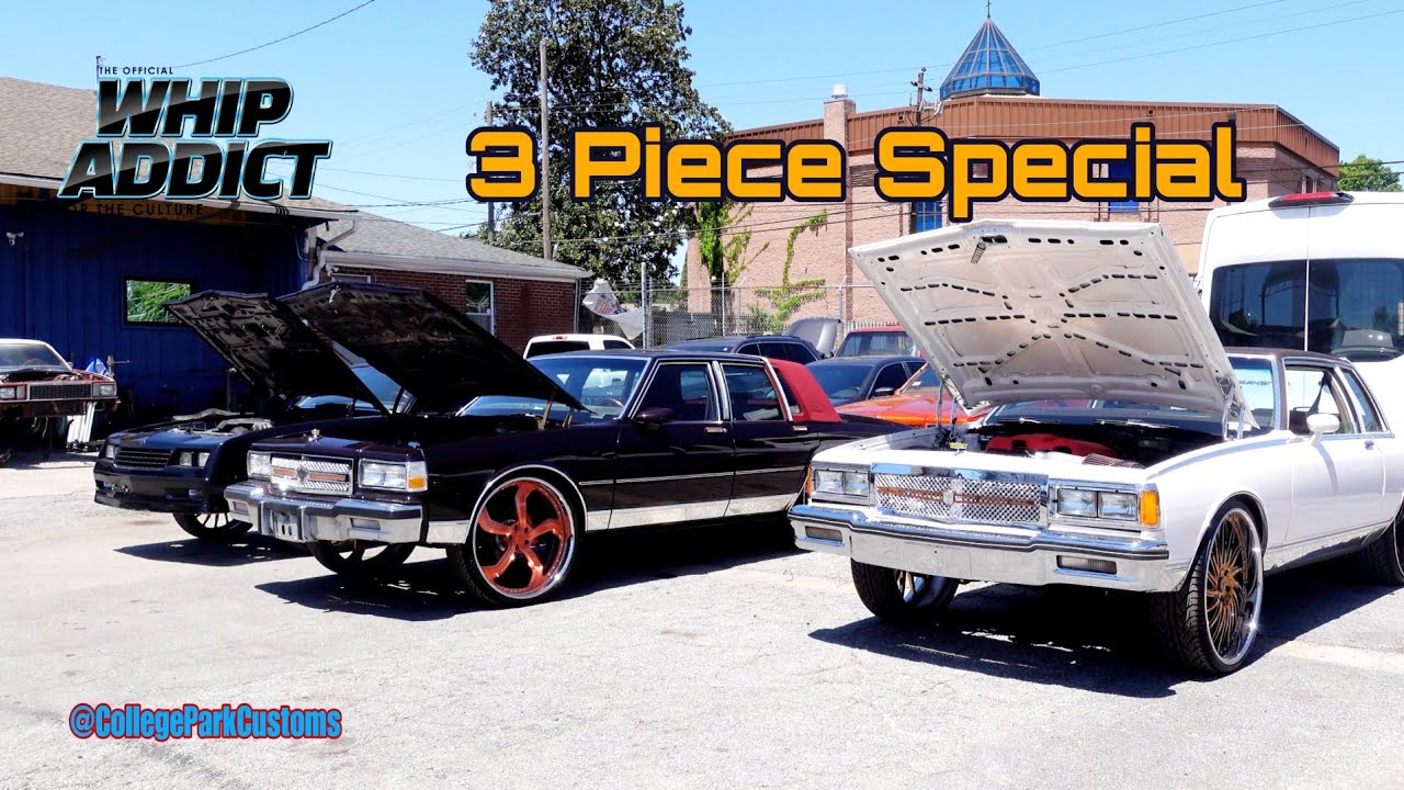 3 Piece Special! Caprice LS 6.0 Swap, LSA Landau, Supercharged Monte Carlo SS All on 26s! WhipAddict
